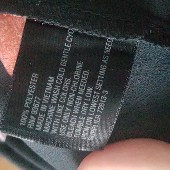 JC Penney Worthington Petite Sleeveless Floral Top Work Wear Neck Tie Size MP - Picture 8 of 11